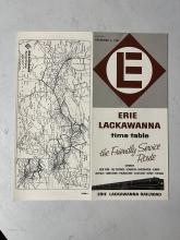 Erie Lackawanna system timetable, December 3, 1967