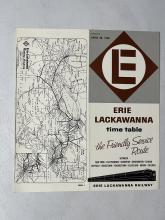 Erie Lackawanna system timetable, April 28, 1968