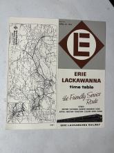 Erie Lackawanna system timetable, April 27, 1969