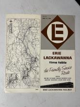 Erie Lackawanna system timetable, June 15, 1969
