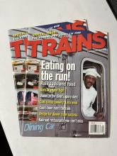 Trains Magazine, April 2006, Eating on the Run (two copies)