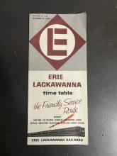 Erie Lackawanna system timetable, October 31, 1965