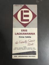 Erie Lackawanna system timetable, October 27, 1963