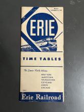 Erie system timetable, September 26, 1954