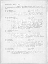 Erie Lackawanna schedule and operating bulletin for D&H Steam Engine 302 operations on Erie Lackawanna Territory, May 21, 1973, Port Jervis office record