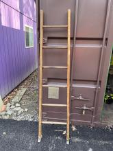 Erie ladder from Port Jervis carpenter's shop
