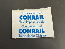 Compliments of Conrail Sticker