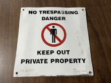 Conrail No Trespassing Sign