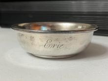 Erie Railroad Dining Car Silver Berry Bowl