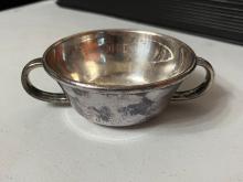 Erie Railroad Dining Car Silver Berry Bowl