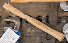 Erie Lackawanna new old stock tool handles, from Port Jervis shops