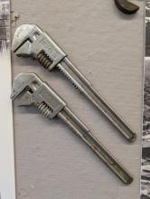Pair of Erie Lackawanna monkey wrenches, from Port Jervis shops